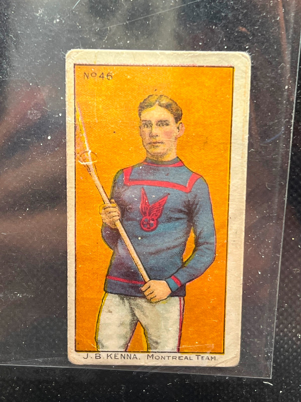 Very rare 1910 lacrosse card good card 113 years old in Arts & Collectibles in Mississauga / Peel Region - Image 3