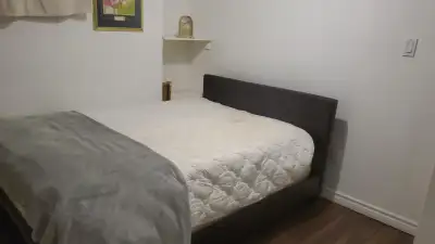 FURNESHED BSMNT ROOM/AVAILABLE AUG 1ST CLOSE SQ1. ONE MALE ONLY.