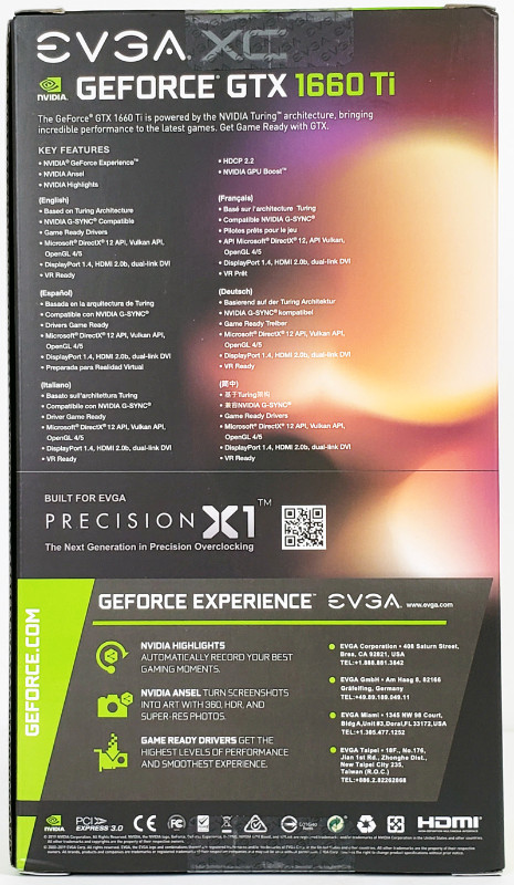 EVGA GEFORCE GTX 1660 Ti 8GB Graphics Card in System Components in Edmonton - Image 3