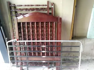 Solid wood crib w/blanket & mattress, Booster seat, Stroller, View more