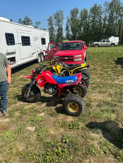 Selling my vintage 1986 Honda ATC three-wheeler, a true classic for off-road enthusiasts! This used...