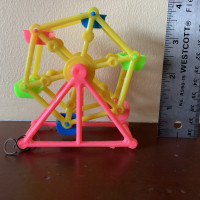 Vintage Adorable Ferris Wheel Bird Cage Toy