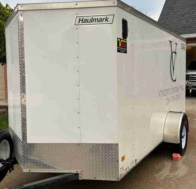 6x12 enclosed haulmark trailer  in Cargo & Utility Trailers in Windsor Region