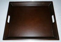 COFFEE TABLE / ENTRY TABLE TRAY - BROWN