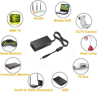 JOYLIT 12V 5A 60W Power Supply Adapter 110-240V AC to DC 12 Volt, View more