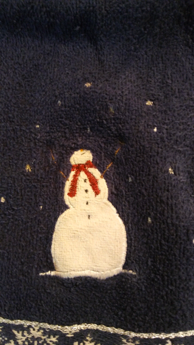 Serviette à main bonhomme de neige, View more