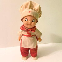 Vintage Campbells Soup Kids 9 Inch Mascot Doll Chef Costume
