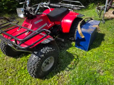 Selling my kids atv. Very reliable and recently serviced with a new chain, new honda oil and spark p...
