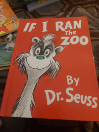 RARE DR SEUSS IF I RAN A ZOO BOOK