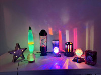 Funky lamp collection