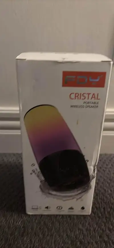 FDY CRlSTAL PORTABLE WlRELESS SPEAKER, View more