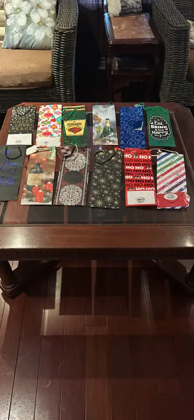 12?wine gift bags for $10, View more