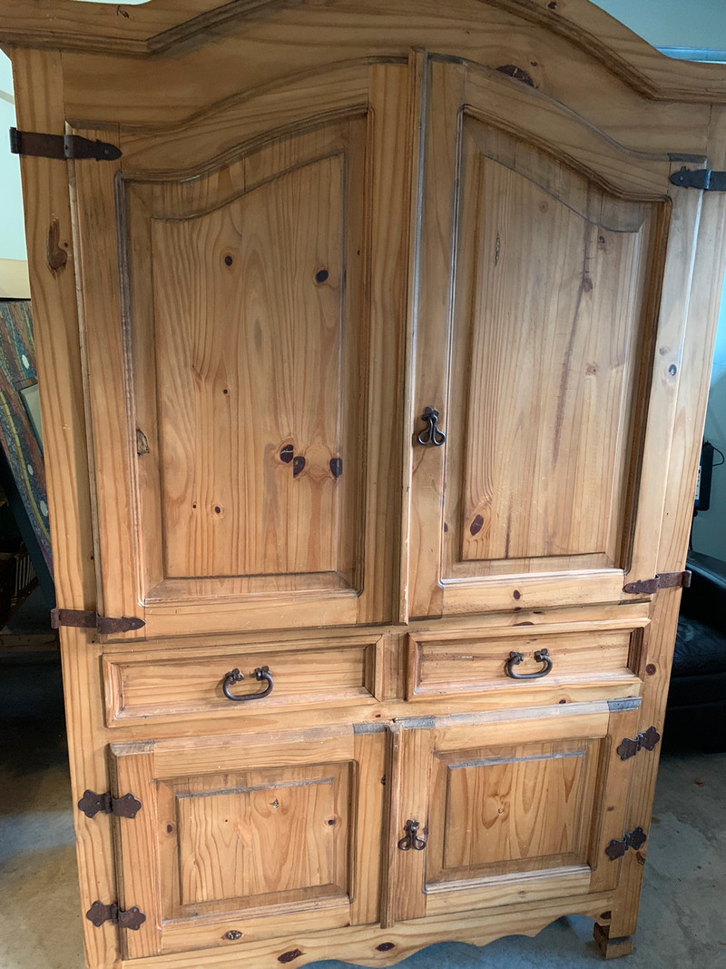 Solid Wood Armoire / pantry / wardrobe/ hutch / tv Hutches