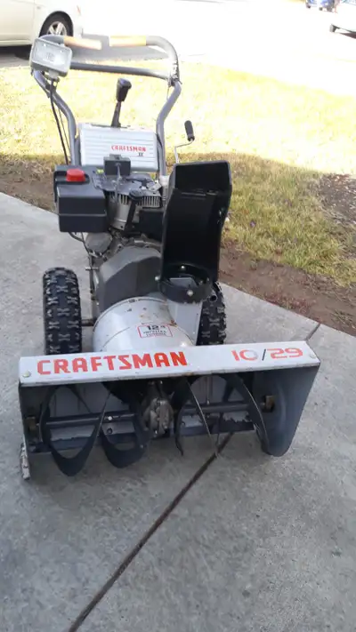 CRAFTSMAN  snowblower"  29 "10Hp for sale, View more