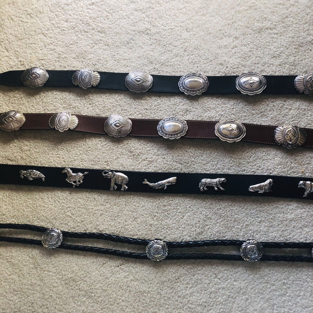 Beautiful Leather Belts w/Conchos in Women's - Bags & Wallets in Calgary - Image 3