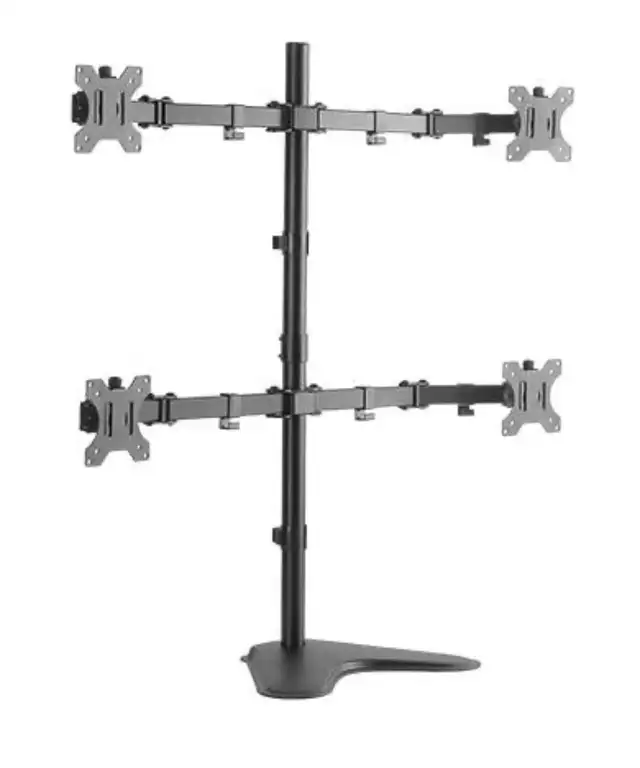 Globaltone 03120 Full Motion Flat Panel Computer Monitor Desk Mo in Monitors in Oshawa / Durham Region - Image 4