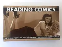 Reading Comics Postcard Book