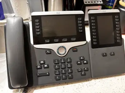 The Cisco® IP Phone 8851 is a business-class collaboration endpoint that combines high-fidelity, rel...
