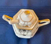 Nippon Salt Cellar with Lid and Spoon