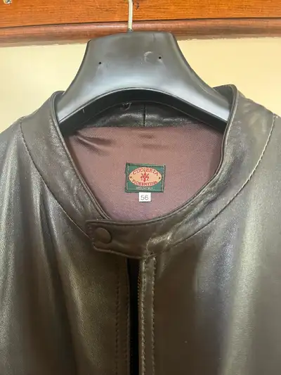 Men’s Bomber Leather Jacket, View more