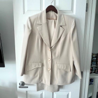 One-Of-A-Kind Modern Tailored Women's Pant Suit!