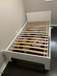 Ikea twin bed SLÄKT extendable bed frame + slats