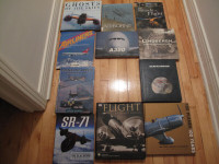 38 aircraft books. Airplane. Livres d’avion. Sale. Vente rapide.