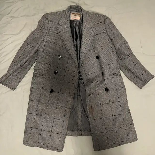 Vintage Grey Overcoat