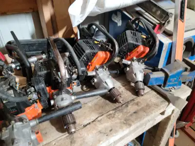 They are all in running condition. Prices range from $200 to $400 each Some have forward and reverse...