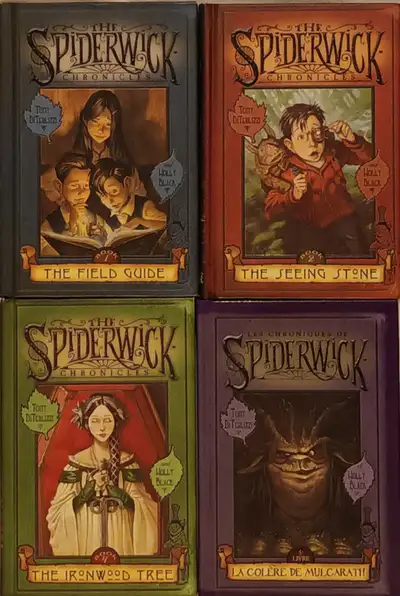 4 The Spiderwick Chronicles HardCover Books by Tony DiTerlizzi a, View more