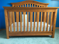 Crib and dresser set