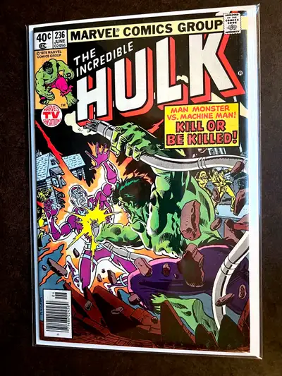 THE INCREDIBLE HULK #236 June 1979 Marvel Comic. w  Machine Man, View more
