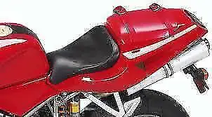 Ducati Superbike Biposto OEM Leather Seat Cushion no Damage or repairs will fit all biposto Seat dua...