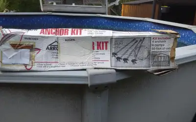 Use these anchors to secure your aluminum or plastic shed to the ground to lower the risk of high wi...