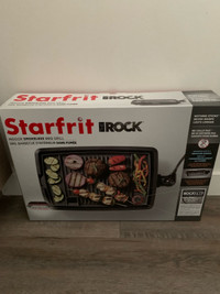 Starfrit rock indoor grill (never been used)