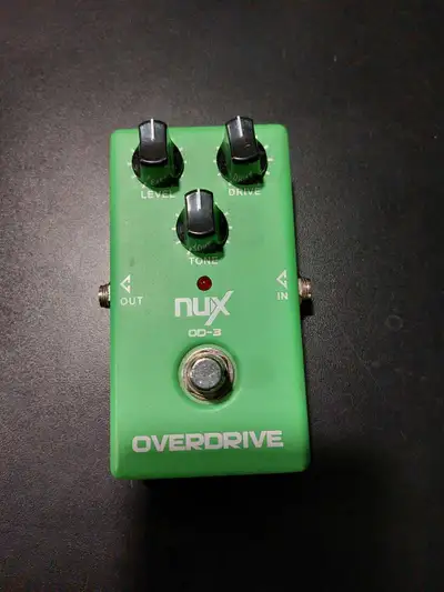 Nux od-3 tube screamer overdrive pedal