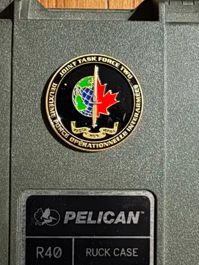 Rare serialized unit coin from Joint Task Force 2 - JTF2 - Canada’s tier 1 special operations unit....