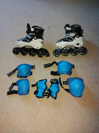 Kids Rollerblades and Protective Equipment