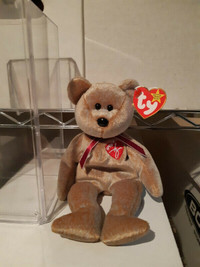 1999 Signature Bear - TY Beanie Baby - RETIRED - LOOK - 1965 KR