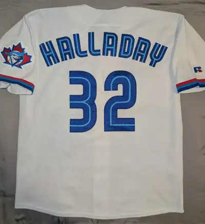 Vintage 1999 TORONTO BLUE JAYS Roy Halladay Jersey large, View more