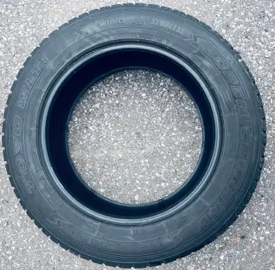 Set of 4 Toyo Winter Tires, size LT265/60R20, are in like-new condition. With very little wear (less...