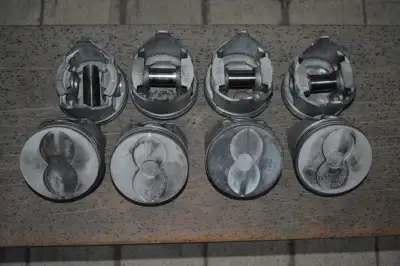 Set of 8 pistons pulled from a Ford FE 390 engine. Asking $50 obo for the set. Located near Pincher...