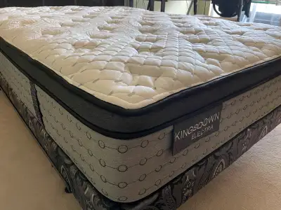 Mattress + Metal base + box spring - $399 (Richmond), View more