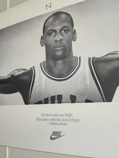 Michale Jordan NIKE Poster 1988, View more