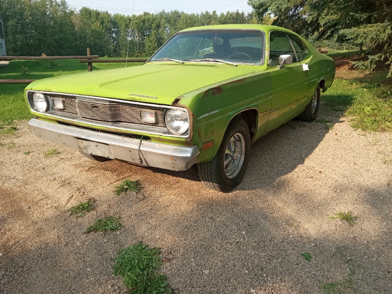 1971 Plymouth Duster sassy green Classic Cars Edmonton Kijiji