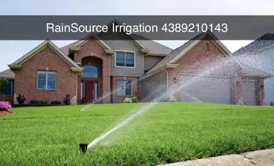New Lawn Sprinkler System Installation – Custom