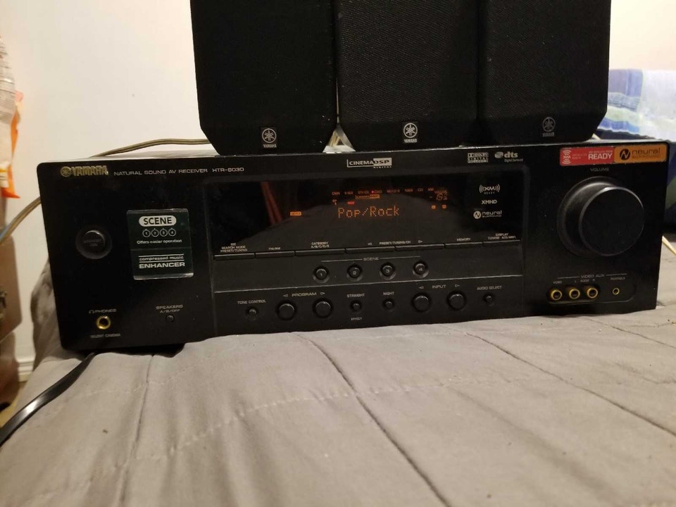 Yamaha Natural Sound AV Receiver HTR-6030 Home Theatre System | Stereo ...