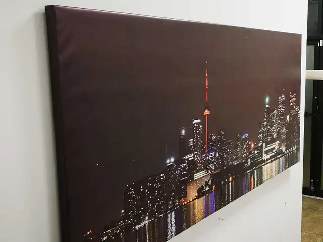 Toronto Harbour Front Night Large  Wall Art BEST OFFER in Home Décor & Accents in City of Toronto - Image 8