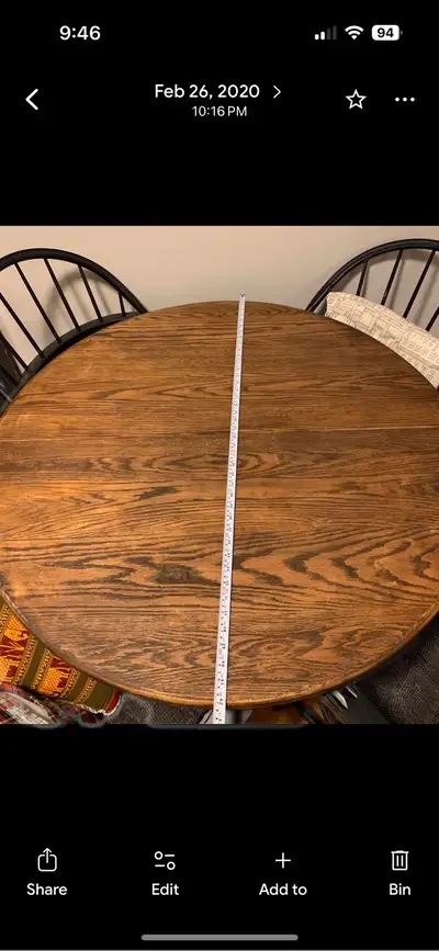 Solid Wood Round Table, View more