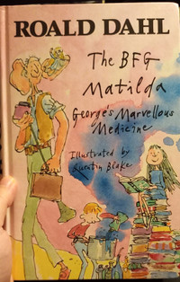 Roald Dahl 3 in 1 Book The BFG, Matilda and George's Marvellous